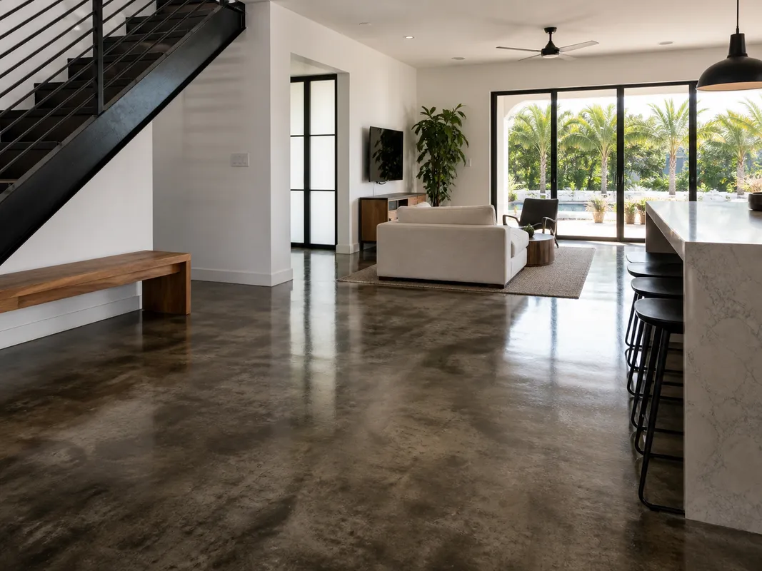 Pirate Cove Epoxy Polished & Stained Concrete Floors